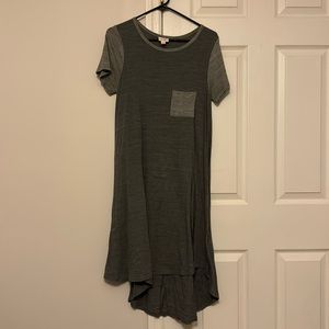 LuLaRoe Carly in two tone grey